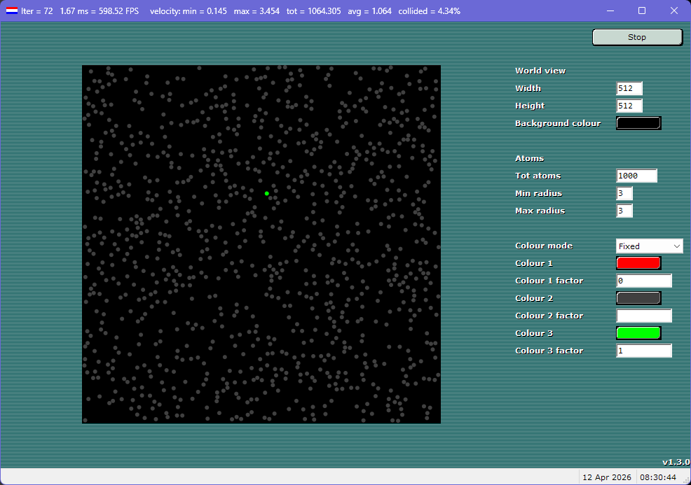 Follow a single atom